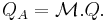  Q_A = \mathcal{M}.Q.