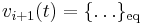 v_{i%2B1}(t) = \{\ldots\}_{\text{eq}}