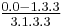 Upper: 0.0-1.3.3, lower: 3.1.3.3