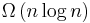 \Omega\left( {n \log n} \right)