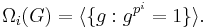 \Omega_i(G) = \langle \{g�: g^{p^i} = 1 \} \rangle. 