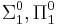 \Sigma^0_1, \Pi^0_1