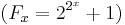 (F_x=2^{2^x}%2B1)