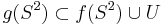 g(S^2)\subset f(S^2)\cup U