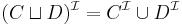 (C \sqcup D)^{\mathcal{I}} = C^{\mathcal{I}} \cup D^{\mathcal{I}}