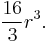 \frac{16}{3} r^3.