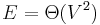 E=\Theta(V^2)