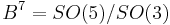 B^7=SO(5)/SO(3)