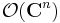 \mathcal O(\mathbf C^n)