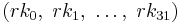 (rk_0,\ rk_1,\ \ldots,\ rk_{31})