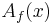 A_{f}(x)