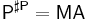 \mathsf{P^{\sharp P}} = \mathsf{MA}