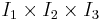 I_1 \times I_2 \times I_3