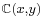  \scriptstyle\mathbb{{C}}(x,y) 