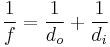  \frac{1}{f}=\frac{1}{d_o}%2B\frac{1}{d_i}