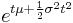 \, e^{t\mu %2B \frac{1}{2}\sigma^2t^2}