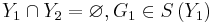 Y_1 \cap Y_2 = \varnothing, G_1 \in S\left(Y_1\right)