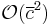 \mathcal O(\overline{c}^2)