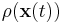 \rho (\mathbf{x}(t))