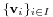 \scriptstyle \{ \mathbf{v}_i \}_{i\in I}