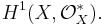 H^1 (X, \mathcal{O}_X^{*}).\,