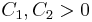 C_{1}, C_{2} > 0