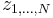 z_{1,\dots,N}