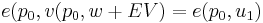  e(p_0,v(p_0,w%2BEV) = e(p_0,u_1) 