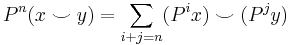 P^n(x \smile y) = \sum_{i%2Bj=n} (P^i x) \smile (P^j y)