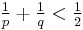 \tfrac{1}{p}%2B\tfrac{1}{q} < \tfrac{1}{2}