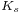 \begin{smallmatrix}K_s \end{smallmatrix}