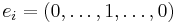 e_i=(0,\dots, 1,\dots, 0)