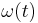 \mathbf{\omega}(t)\;