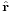 \scriptstyle{\hat{\mathbf{r}}}