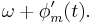 \omega %2B \phi_m^\prime(t).