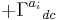 %2B\Gamma^{a_i}{}_{dc}