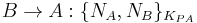 B \rightarrow A: \{N_A, N_B\}_{K_{PA}}