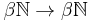 \beta \mathbb{N}\to\beta \mathbb{N}