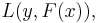 \! L(y, F(x)),