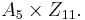 A_5 \times Z_{11}.