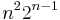 n^2 2^{n-1}