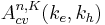 A^{n,K}_{cv}(k_e,k_h)