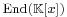  \scriptstyle \operatorname{End} \left( \mathbb K[x] \right) 