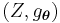 (Z, g_{\boldsymbol\theta})