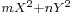 \scriptstyle m X^2 %2B n Y^2