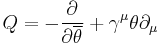 Q=-\frac{\partial}{\partial\overline{\theta}}%2B\gamma^\mu\theta\partial_\mu