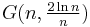 G(n, \tfrac{2 \ln n}{n})