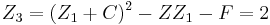 Z_3 = (Z_1%2BC)^2-ZZ_1-F = 2