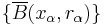 \{ \overline{B}(x_\alpha, r_\alpha) \}