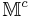 \mathbb{M}^c